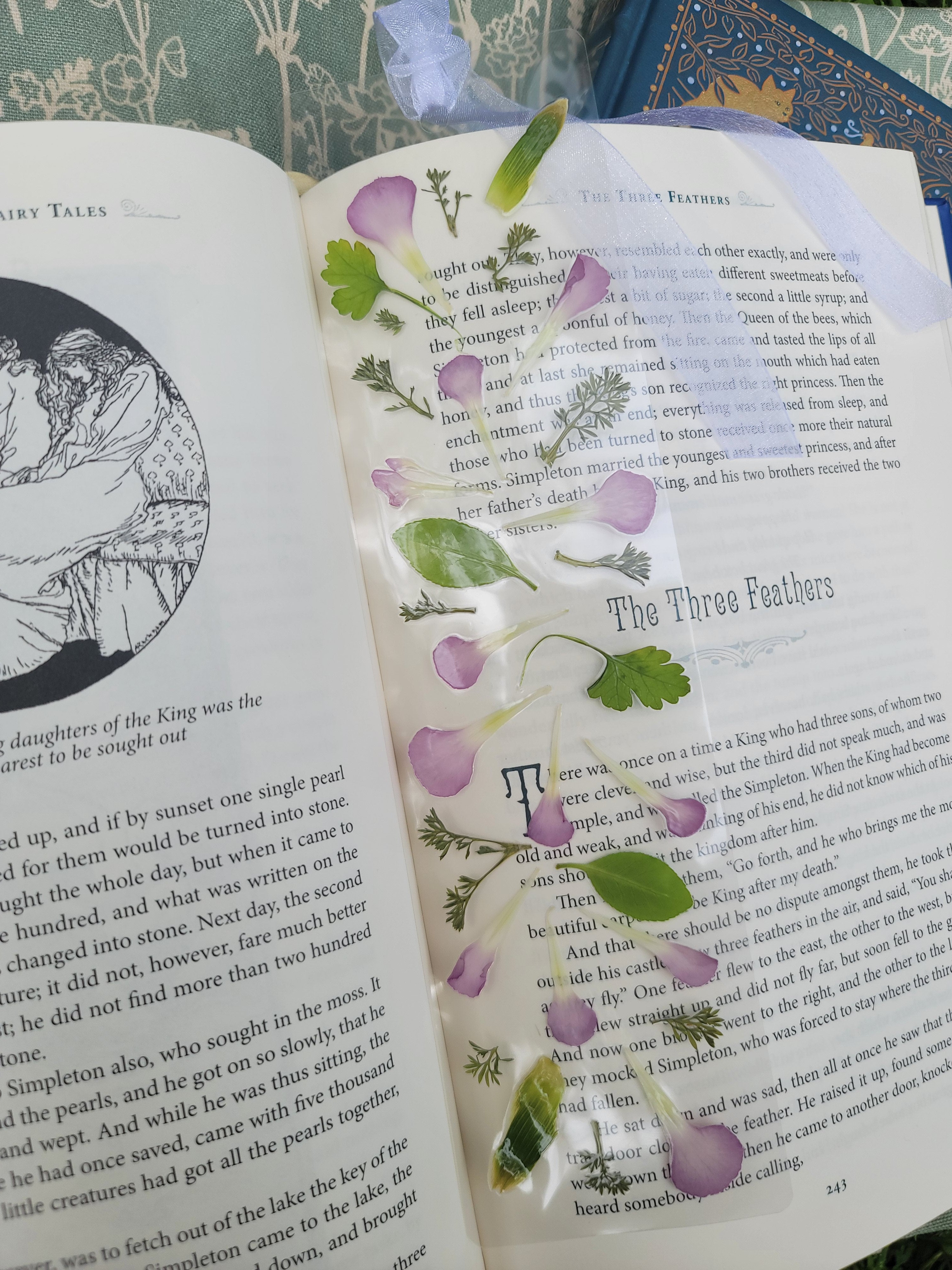 Pressed Flower Bookmark