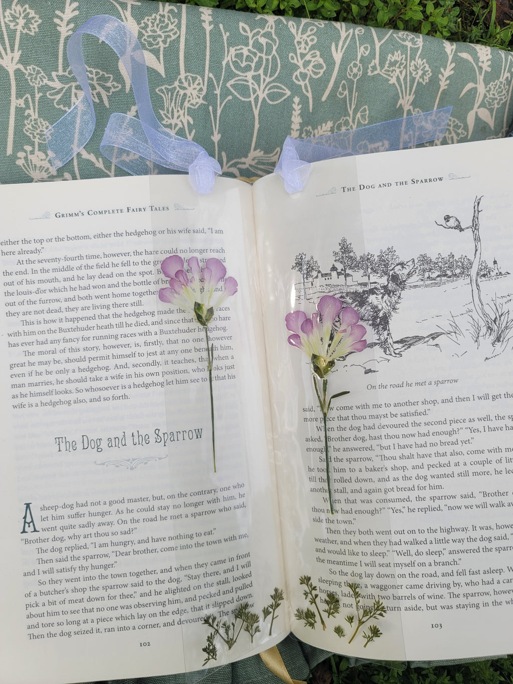 Pressed Flower Bookmark
