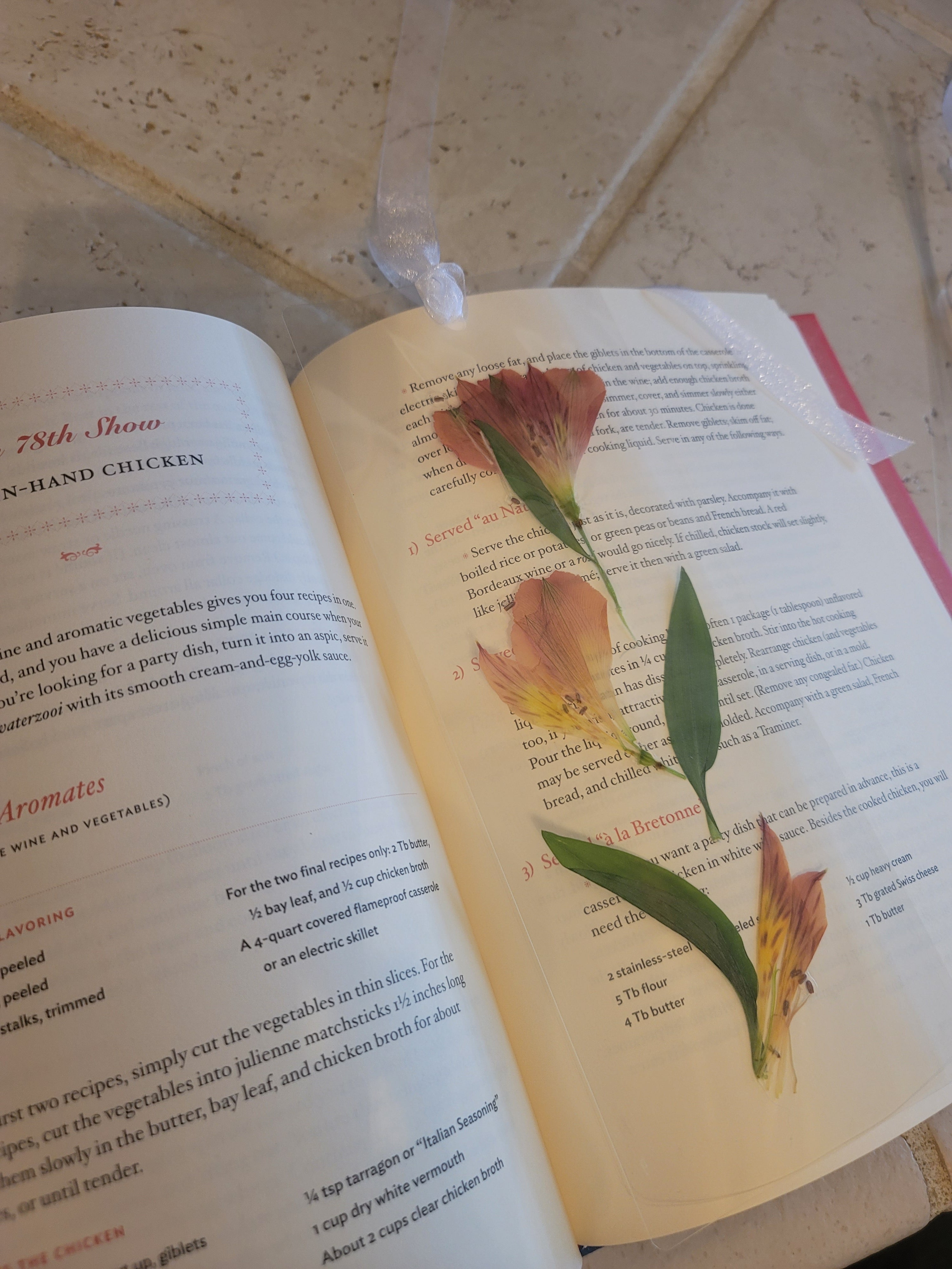 Pressed Flower Bookmark